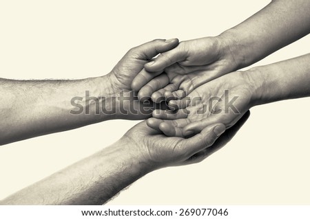 Two hands (trust between the two)
