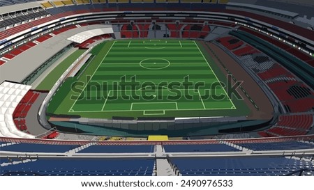 icon logo sign symbol Azteca arena game play team art final seat seats chair cup one club sport world fa match home away goal fc fans event large tour Mexico city fifa led arch green grass huge
