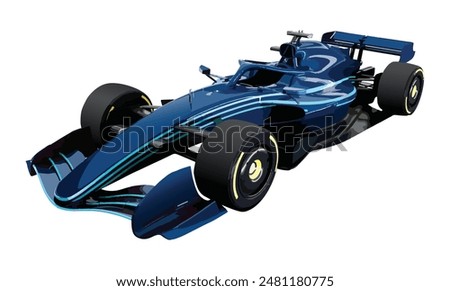 F1 3d race car icon jet logo 1 one gp sport auto racing symbol concept art pit crew stop 2026 template vector eco green blue turbo jet power hybrid white style single seater
