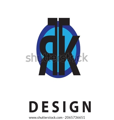 Abstract letter RTK logo. Minimalist logo design. Creative logos. Beautiful and simple elements.