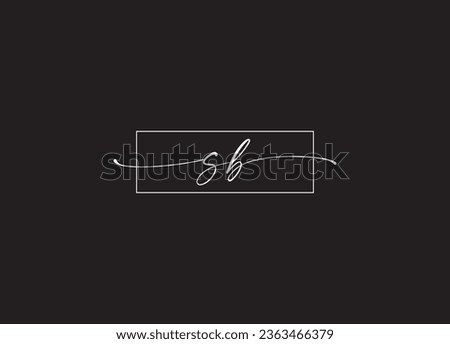 SB initial letter logo design and monogram logo