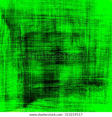 Raster colorful canvas texture background (green and black). Illustration for use in a variety of designs.