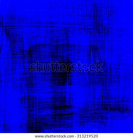 Raster colorful canvas texture background (blue and black). Illustration for use in a variety of designs.