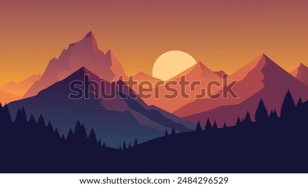 Similar – Image, Stock Photo Sunrise at the Auronzo hut