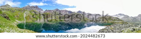 Image, Stock Photo Winter landscape in Ratschings, South Tyrol