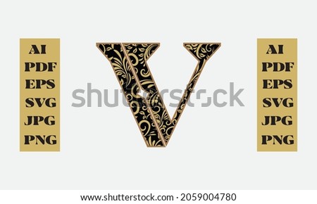 free printable floral alphabet letters floral design pattern transparent png pngset com