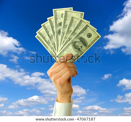 money in a man hand