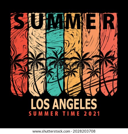 Summer los angeles, summer t shirt, summer design