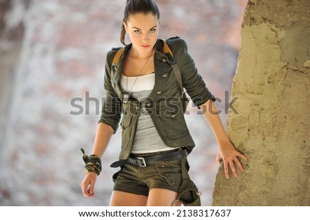 Similar – Image, Stock Photo Lara Woman Jacket