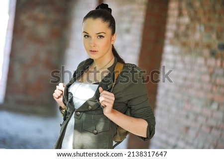 Similar – Image, Stock Photo Lara Woman Jacket