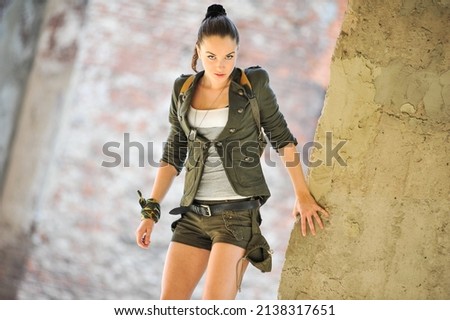 Image, Stock Photo Lara Woman Jacket