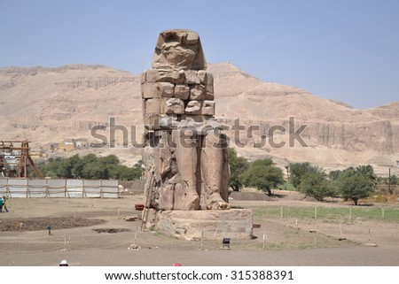 Luxor - a city in Upper Egypt, on the east bank of the Nile. In Luxor and around the city are some of the most important archaeological sites in Egypt. Egyptian hieroglyphs in Luxor
