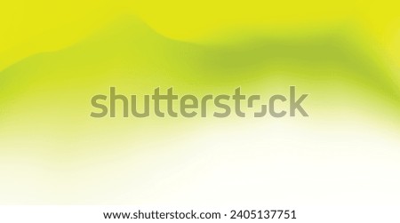 Blurred white yellow green watercolor gradient abstract background. Horizontal. Book cover, poster, advertisement, blank, banner. Eps 10 vector illustration.