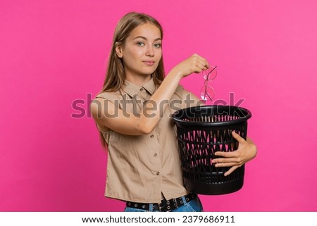 Similar – Image, Stock Photo off to the trash