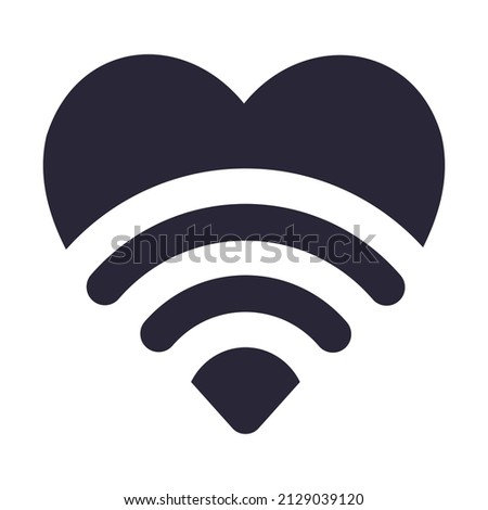 love wifi vector design for commercial uses