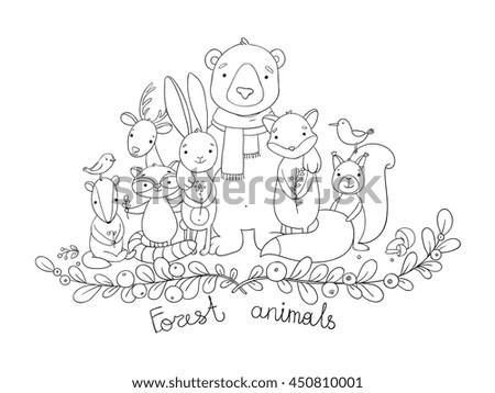 coloring book pictures of animals