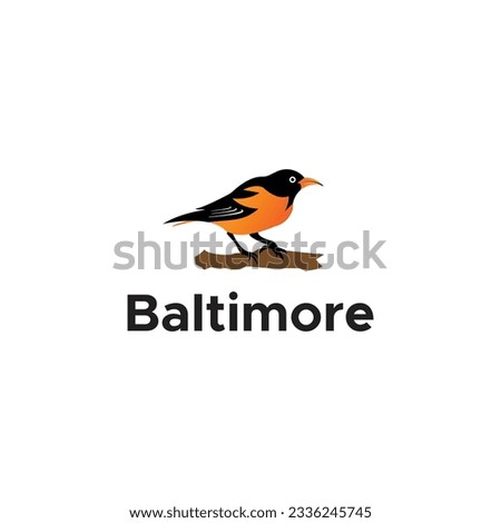 Baltimore Logo bird design template in a vector file