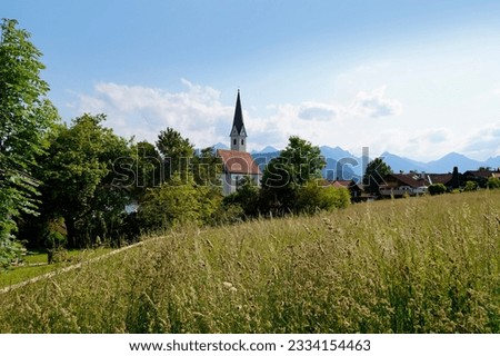 Similar – Image, Stock Photo Church in the village