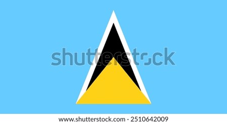 Flag of Saint Lucia, National Flag