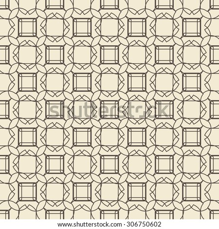Geometric ornament seamless pattern.  Textile design template seamless background. Round, polygonal and linear motif endless texture. Monochrome sample raster illustration. Raster copy.