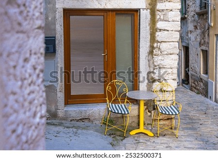 Similar – Image, Stock Photo Colourful tenement houses of the Magdeburg modern age