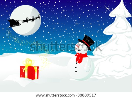 Christmas Stock Vector Illustration 38889517 : Shutterstock