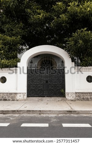 Similar – Image, Stock Photo High arch surrounded by fog