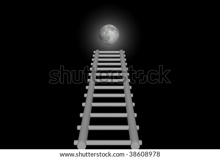 ladder to the moon