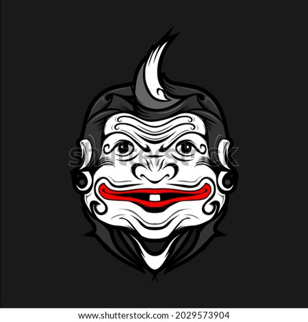 Semar, famous Indonesian culture puppets stock vector