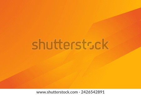 an orange and yellow background with a lightning bolt