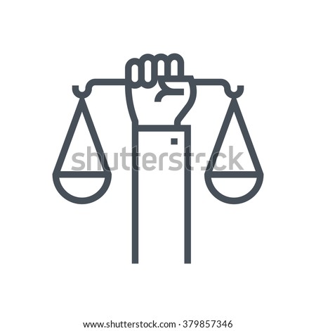Civil rights icon suitable for info graphics, websites and print media and  interfaces. Line vector icon. Human face, head, line vector icon.
