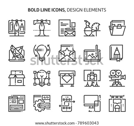 Design elements related, pixel perfect, editable stroke, up scalable vector icon set. 