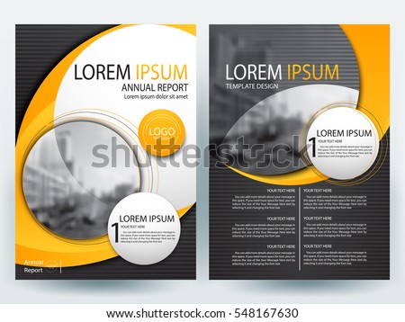 Abstract vector modern flyers brochure / annual report /design templates / stationery with layout background in size a4