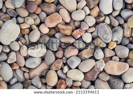 Similar – Foto Bild Größe Felsen im Wasser, Ostsee mit Wolken am Horizont