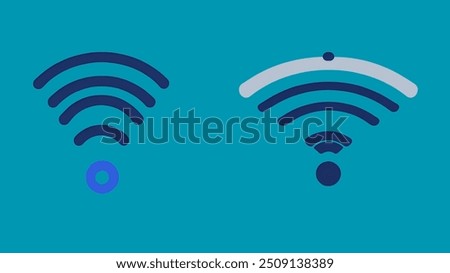 Sleek WiFi icon for indicating network status or connectivity. Ideal for apps or interfaces focusing on communication 2