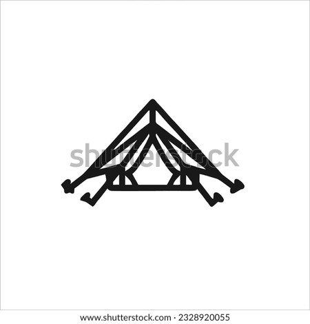 Tent Clipart Black And White | Free download on ClipArtMag