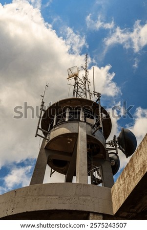 Similar – Image, Stock Photo TV tower and some Hohenzollern castle