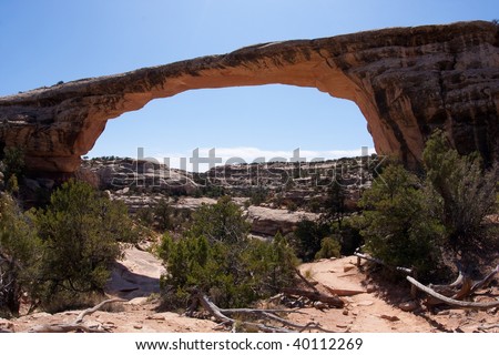 Natural Bridges National Monument is a U.S. National Monument located in Utah.  Owachomo is the smallest and thinnest of the three natural bridges here and is commonly thought to be the oldest.