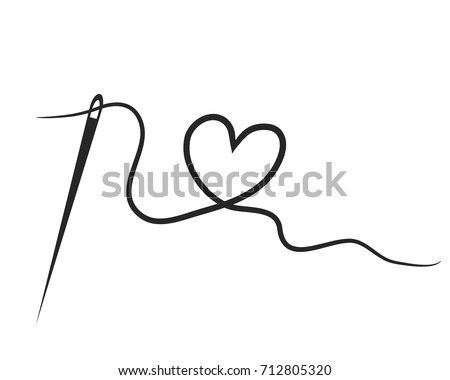 Needle in Heart Vector Image | Download Free Vector Art | Free-Vectors
