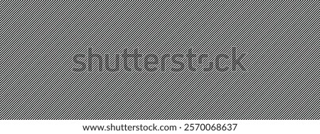 Diagonal lines pattern. Thin stripe background. Modern texture for poster, banner, cover. Slash black lines. Vector abstract illustration.