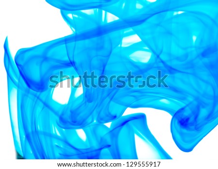 Abstract background with dye in water