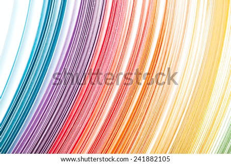 Abstract color isolated soft waves background