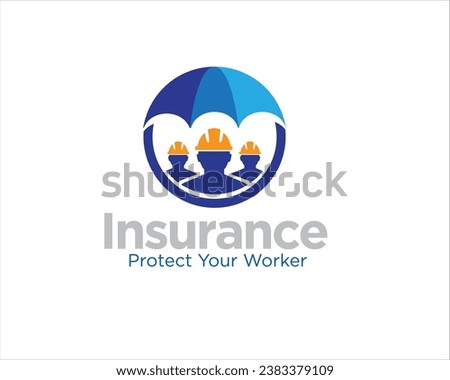 worker insurance logo designs for medical protection logo