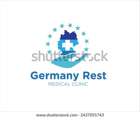 germany hand care logo designs for medical service and protection logo