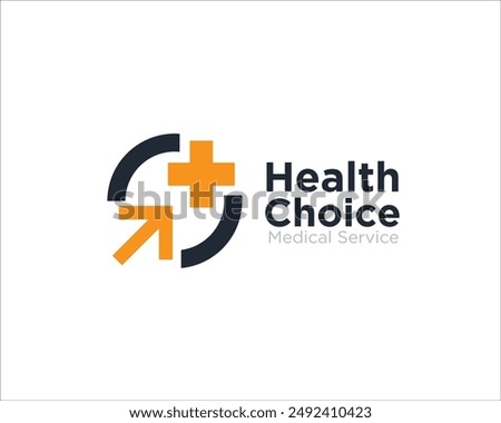 health choice logo designs for medical partner and health service