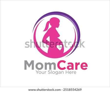 love mom care logo designs for pregnant consult