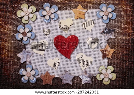 a heart music love background wallpaper design