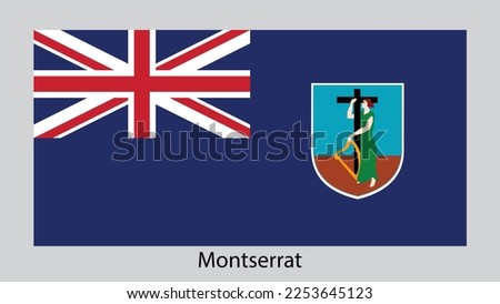 Vector Image Of Montserrat Flag