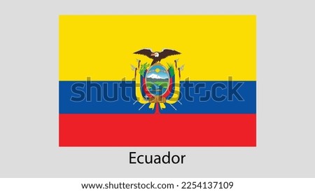 Vector Image Of Ecuador Flag