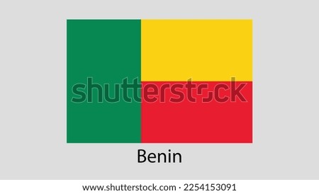 Vector Image Of  Benin Flag